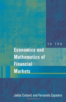 Introduction to the economics and mathematics of financial markets