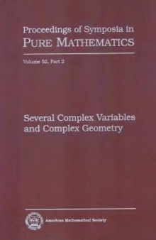 Several complex variables and complex geometry,