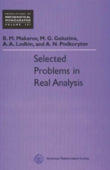 Selected Problems in Real Analysis