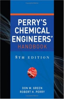 Perry's Chemical Engineers' Handbook, Eighth Edition