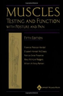 Muscles: Testing and Function, with Posture and Pain 5th Edition  