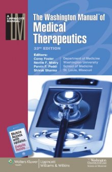 The Washington Manual® of Medical Therapeutics, 33rd edition