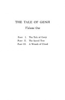 The Tale of Genji: A Novel in Six Parts, Volumes One and Two  