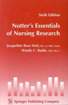 Notter's Essentials of Nursing Research: Sixth Edition