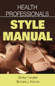 Health Professionals Style Manual