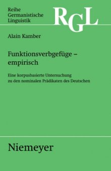Funktionsverbgefüge - empirisch  German 