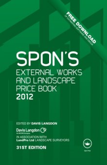 Spon's External Works and Landscape Price Book 2012