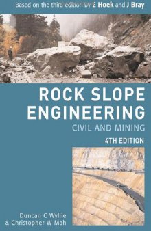 Rock Slope Engineering: Fourth edition  