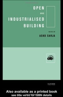 Open and Industrialised Building (Cib Publication)