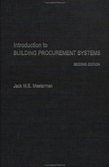 Introduction to Building Procurement Systems