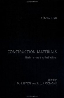 Construction materials: their nature and behaviour