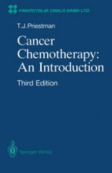 Cancer Chemotherapy: an Introduction