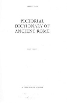 Pictorial dictionary of Ancient Rome,
