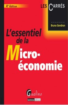 L'essentiel de la micro-économie