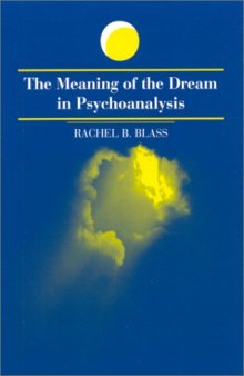 The Meaning Of The Dream In Psychoanalysis