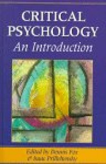 Critical Psychology: An Introduction