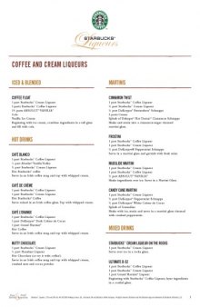 Starbucks coffee recipes