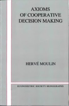 Axioms of cooperative decision making