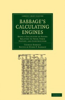 Babbage's calculating engines