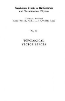 Topological vector spaces
