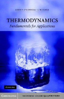 Thermodynamics Fundamentals for Applications
