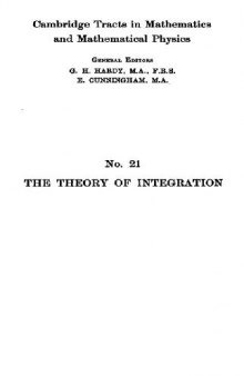 The theory of integration