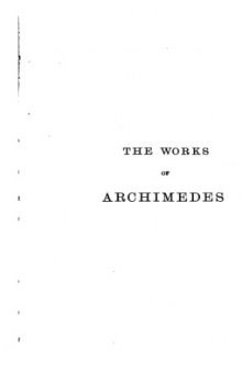 The works of Archimedes in modern notation