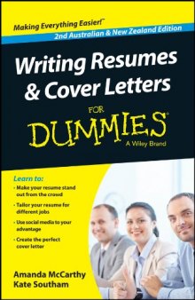 Writing Resumes and Cover Letters For Dummies - Australia / NZ