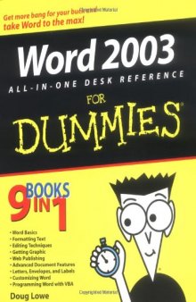 Word 2003 All-in-One Desk Reference for Dummies