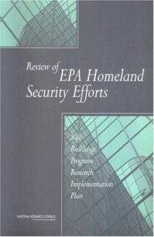 Review of EPA homeland security efforts: safe buildings program research implementaion plan
