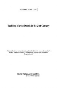 Tackling Marine Debris in the 21st Century