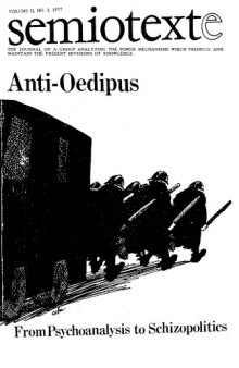 3 Anti-Oedipus: From Psychoanalysis to Schizopolitics