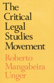The Critical Legal Studies Movement