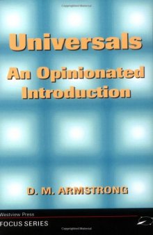 Universals: An Opinionated Introduction