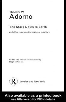 The stars down to earth and other essays on the irrational in culture