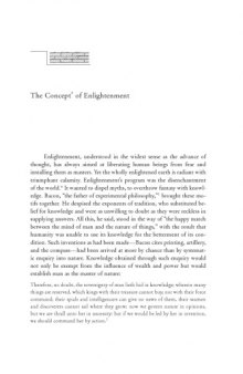 The Concept of Enlightenment