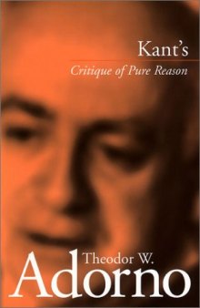 Kant's 'Critique of Pure Reason'