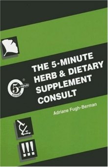 The 5-minute herb and dietary supplement consult