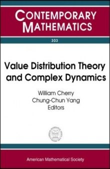 Value Distribution Theory and Complex Dynamics: Proceedings of the Special Session on Value Distribution Theory and Complex Dynamics of the First ... of the American