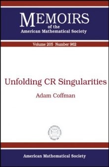 Unfolding CR singularities