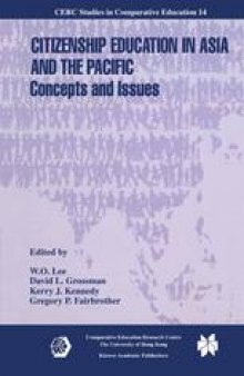 Citizenship Education in Asia and the Pacific: Concepts and Issues