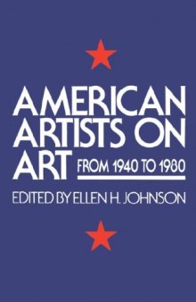 American Artists On Art: From 1940 To 1980 