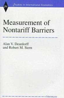 Measurement of Nontariff Barriers (Studies in International Economics)