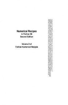 Numerical recipes in Fortran 77