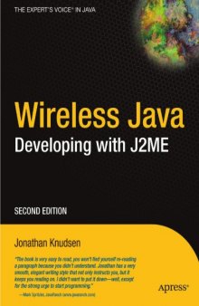 Wireless Java: Developing with J2ME