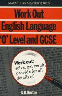 Work Out English Language ‘O’ Level & GCSE