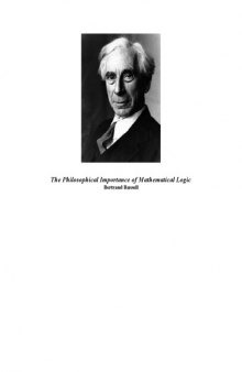 The Philosophical Importance Of Mathematical Logic