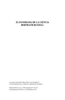 El panorama de la ciencia