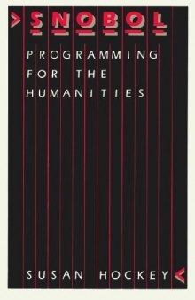 Snobol programming for the humanities