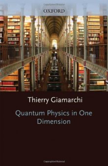 Quantum Physics in One Dimension